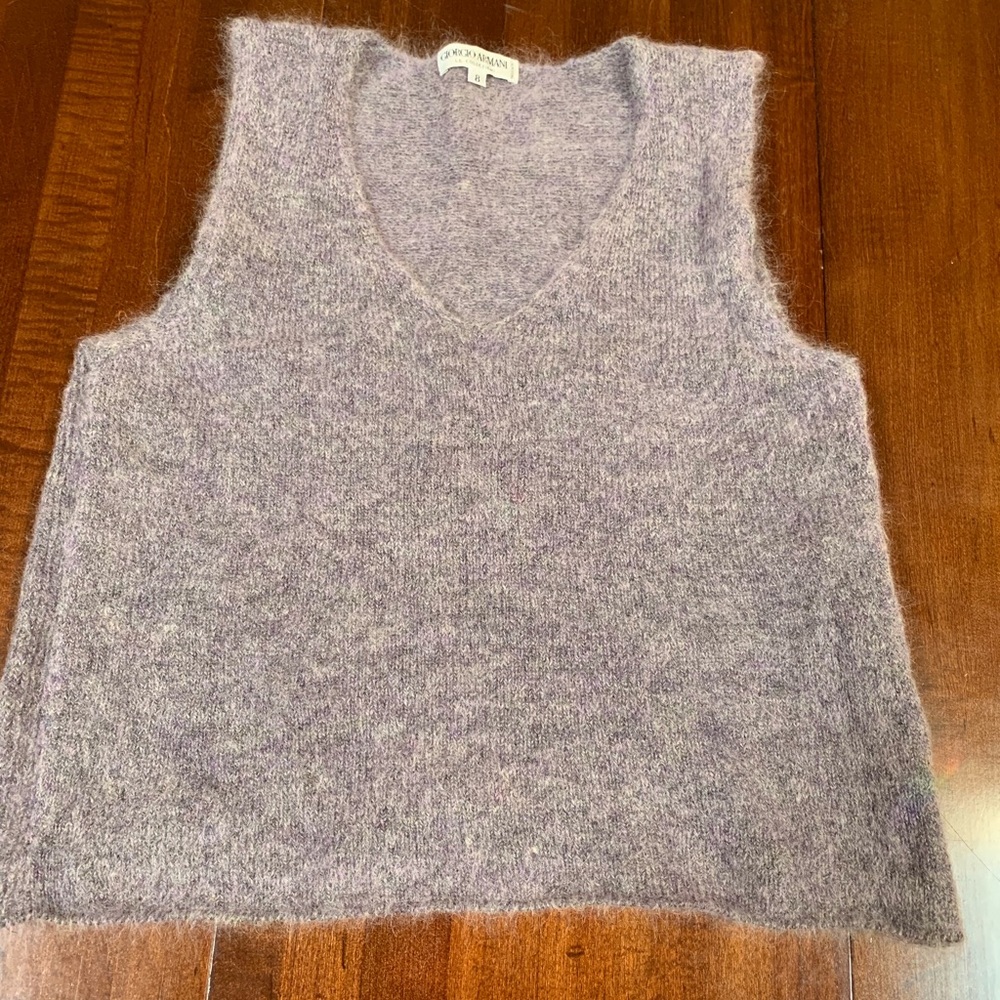 Armani purple vest